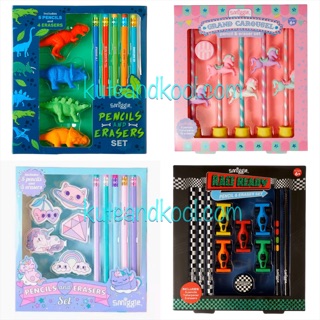 Smiggle 🌸 เซ็ตดินสอ ยางลบ Pencil and eraser set