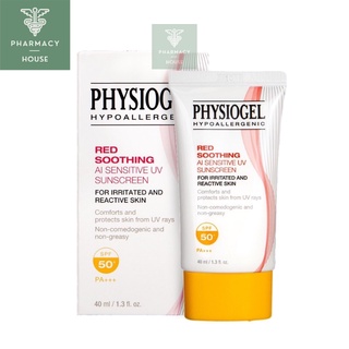 Physiogel Red Soothing A.I. Sensitive UV Sunscreen SPF 50+/PA+++ 40 ml.