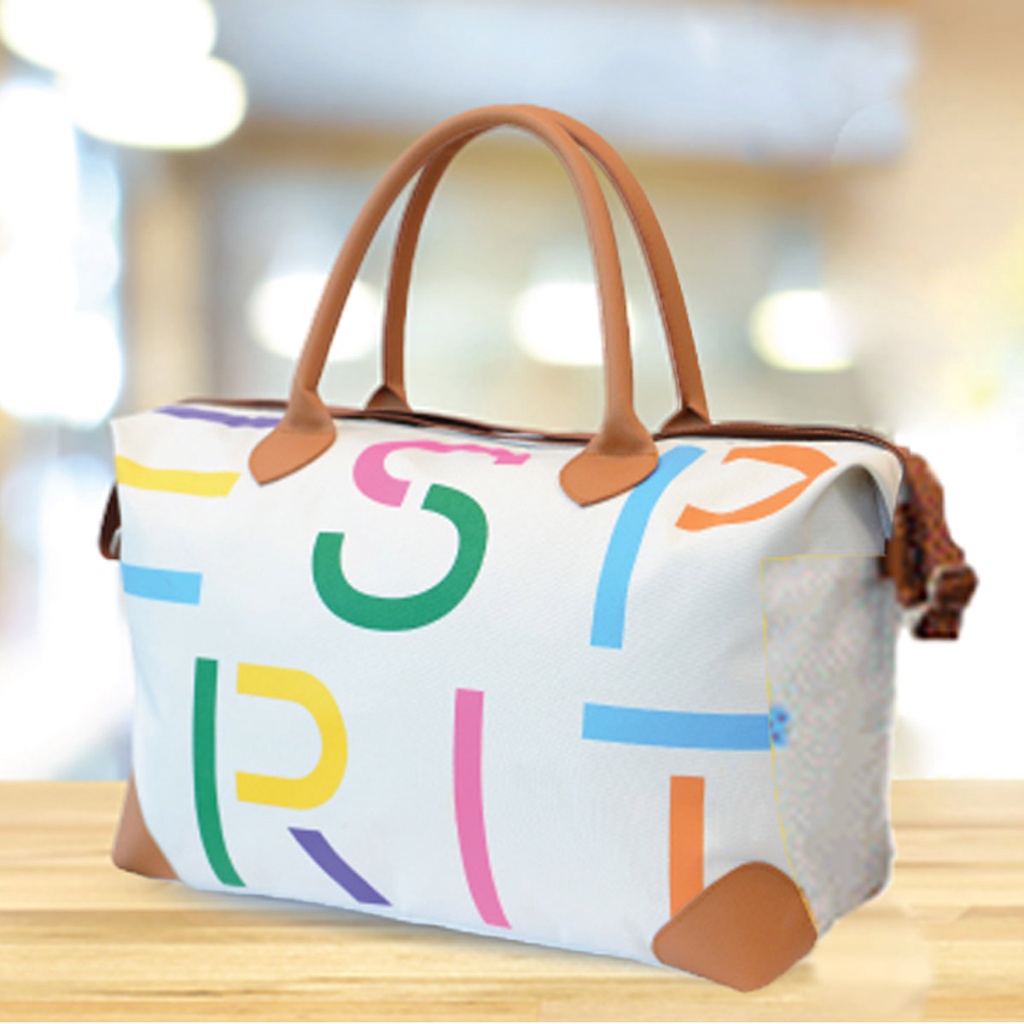 พร้อมส่ง🔴 กระเป๋า Esprit Retro Traveling Bag กระเป๋าเดินทาง กีฬ มีสายสะพาย sport tote bag ถือได้