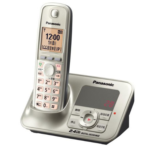 Panasonic โทรศัพท์ไร้สาย รุ่น KX-TG3721BXN (สีเงิน)