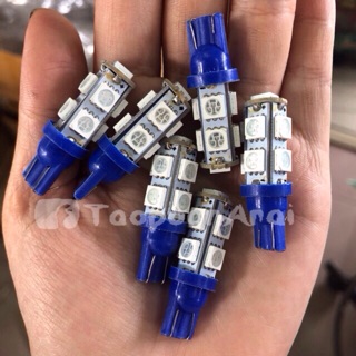 หลอดไฟ Led 9chip ขั้ว T10 ไฟหรี่ (1 หลอด)