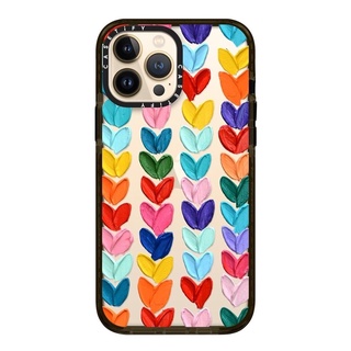 Casetify 13 Pro Max Polka Daub Heart