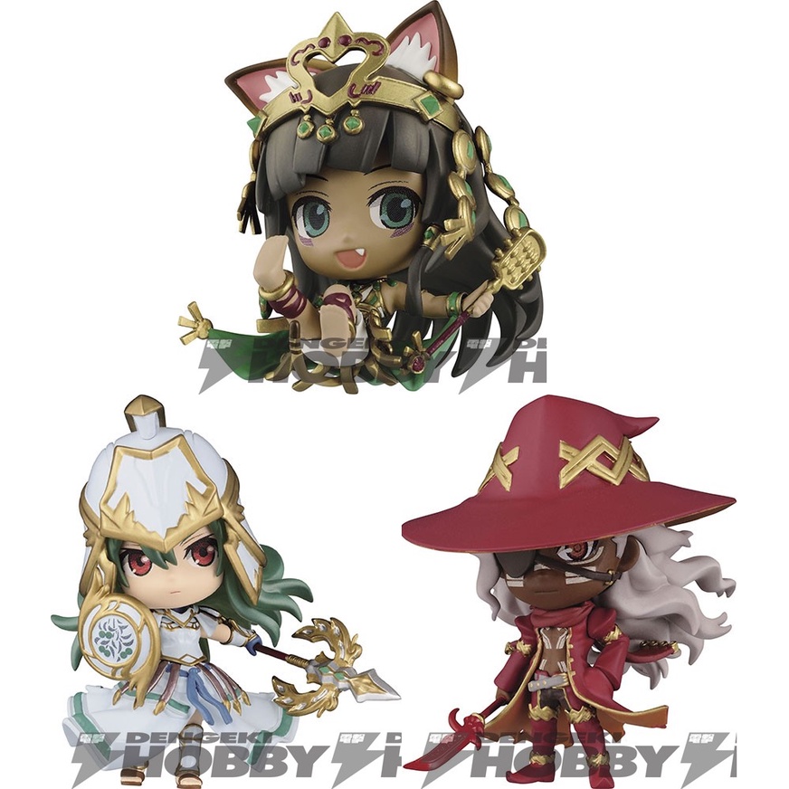 [ฟิกเกอร์แท้] Ichiban Kuji Puzzle & Dragons - Athena / Aibyoushin Bastet / Kakusei Genshin Odin (Banpresto)
