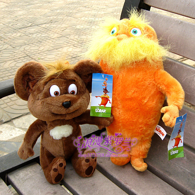 the lorax bear plush