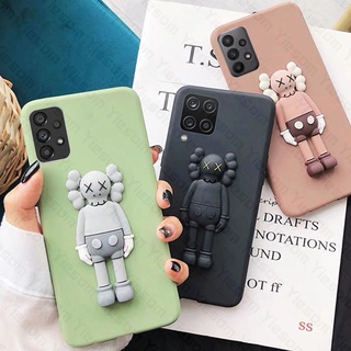 เคสโทรศัพท์มือถือ TPU นิ่ม พิมพ์ลายหมี Kaws Sesame Street น่ารัก สําหรับ Samsung A53 A73 A33 A13 A23 A03S A03 A02S A02 A32 A52 A72 A12 A22 M22