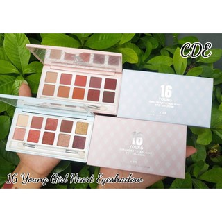 CDE 16 Young Girl Heart Starlight Eyeshadow พาเลทอายแชโดว์ 10 เฉดสี**ของแท้ พร้อมส่ง