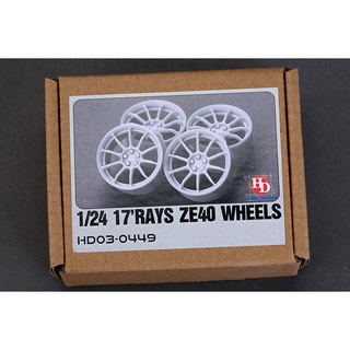 Hobby Design : HD03-0449 : 1/24 RAYS ZE40 WHEELS "17