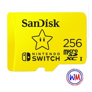 256GB microSDXC UHS-I card for Nintendo Switch SDSQXAO-256G