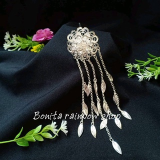 ปิ่นปักผม ดอกไม้สีเงินขาว มี 5 ลายให้เลือกงานมาใหม่