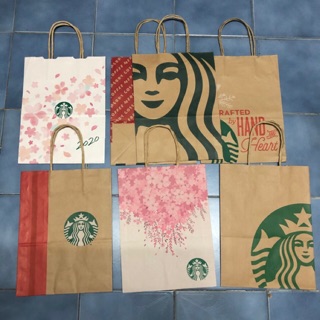 ถุงกระดาษสตาบัค starbucks central พร้อมส่ง