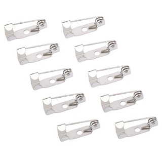 50Pcs Pins Lapel Pins Safety Pin 15Mm for DIY Brooch Pins / Badges or Any Other Craft Projects