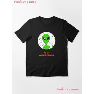 New Just Another Stranger Alien Essential T-Shirt เสื้อยืด ดพิมพ์ลาย ดผ้าเด้ง คอกลม cotton แฟชั่น sale Unisex