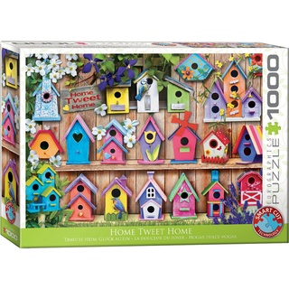 EUROGRAPHICS: HOME TWEET HOME (BIRD HOUSES) [Jigsaw Puzzle]