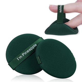 F076 พัฟฟองน้ําแต่งหน้าแบบสองด้านนุ่ม แบบพกพา 1 ชิ้น