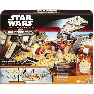 ชุดเครื่องเล่นเกม Star Wars The Force Awakens Micro Machines Millennium Falcon