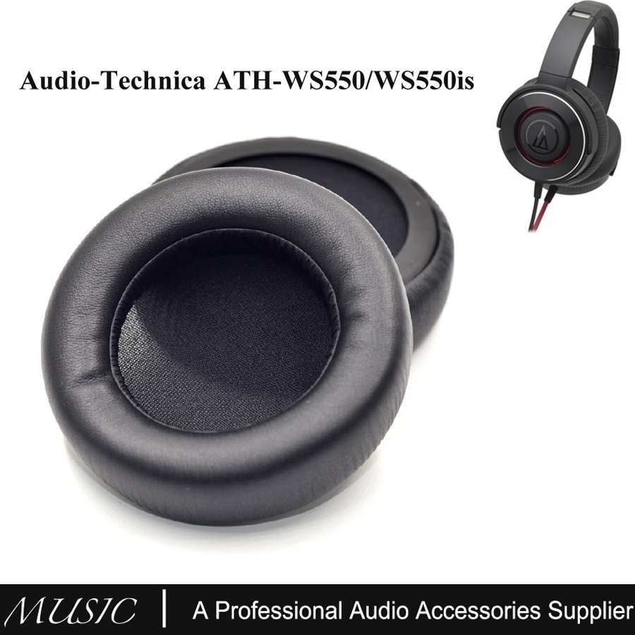 แผ่นครอบหูฟัง แบบเปลี่ยน สําหรับ Audio-Technica ATH-WS550 ATH-WS550IS