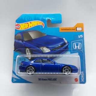 รถเหล็ก Hotwheels 98 HONDA PRELUDE แพคสั้น (ib025)