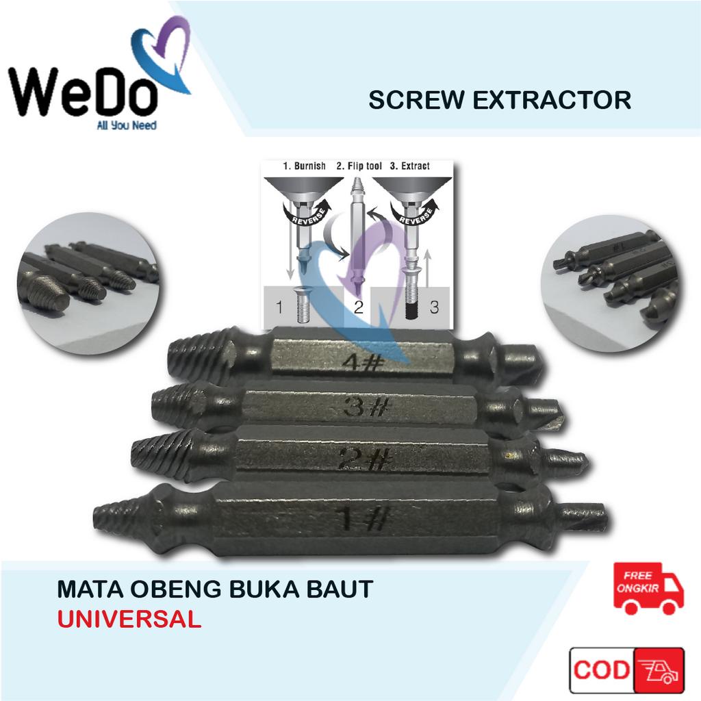 MATA Broken Striped Remover Screw Extractor Broken Striped Remover