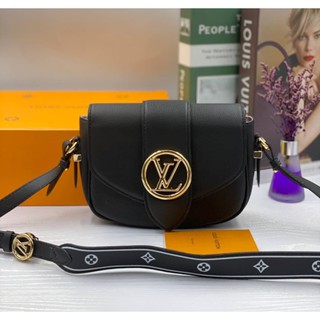 Louis vuitton Pont 9 Grade Hiend Size 23 cm  อปก.ถุงผ้า ถุงกระดาษ ใบเสร็จ การ์ด