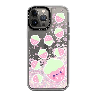 Casetify Strawberry by BeckyCas 13 Pro Max  Liquid Case  สี: GlitterUnicorn Pastel [13PMสินค้าพร้อมส่ง]