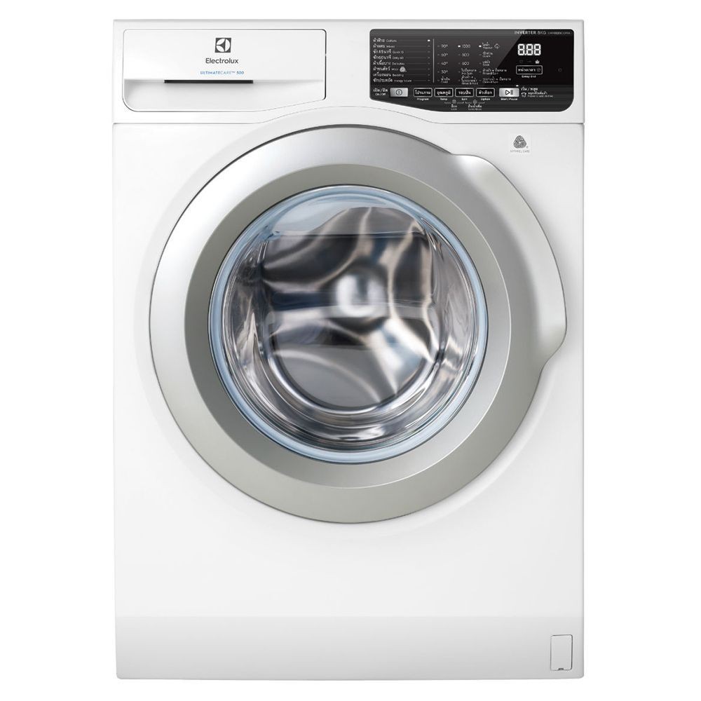 เครื่องซักผ้า เครื่องซักผ้าฝาหน้า ELECTROLUX EWF8025CQWA 8 กก. อินเวอร์เตอร์ เครื่องซักผ้า อบผ้า เครื่องใช้ไฟฟ้า FL WM E