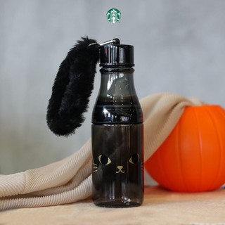 Starbucks halloween furry cat water bottle 17 oz