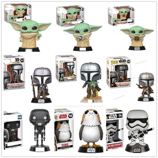 FUNKO โมเดลฟิกเกอร์ไวนิล Star Wars The Mandalorian The Child ของเล่นสําหรับเด็ก