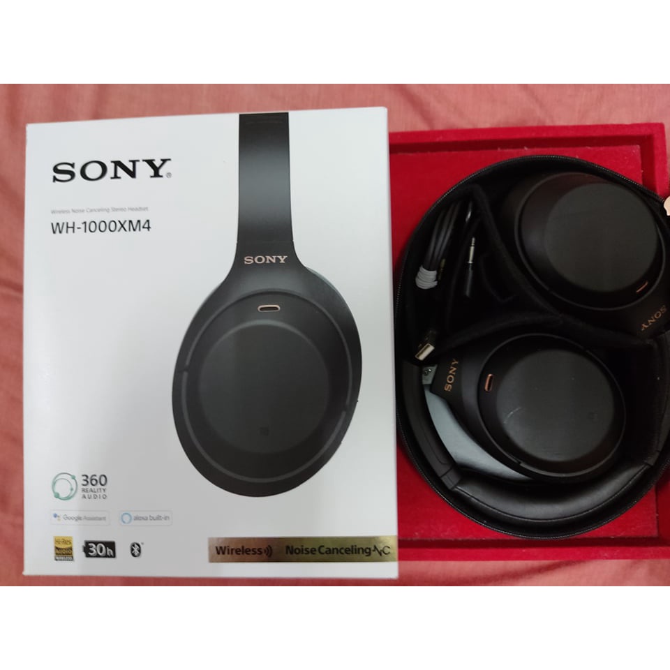(มือสอง) Sony WH-1000XM4 หูฟังไร้สาย ตัดเสียงรบกวน ประกันเหลือ 4/65