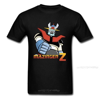 ใหม่ เสื้อยืดลําลอง แขนสั้น พิมพ์ลายหุ่นยนต์นักรบ Mazinger Z สีดํา สไตล์ญี่ปุ่น คลาสสิก สําหรับผู้ชาย ผู้หญิง Apdacf26Lp