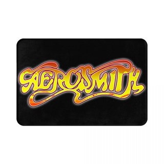 Aerosmith Logo (7) พรมเช็ดเท้า ผ้าสักหลาด กันลื่น ดูดซับน้ํา แห้งเร็ว 16x24 นิ้ว สําหรับห้องน้ํา พร้อมส่ง