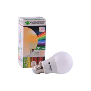 หลอด LED ECO Bulb 3000K 7W WARMWHITE E27 NAGAS | NAGAS | ECO BULB LED 3000K 7W หลอดไฟ LED หลอดไฟ โคมไฟส่องสว่างและพัดลมเ