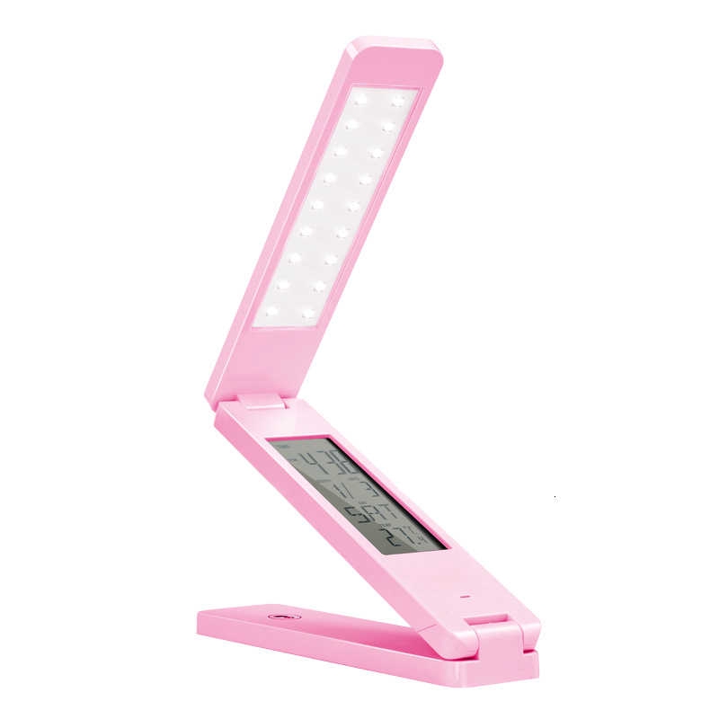 Led Charge Desk Lamp Folding Student Dormitory Study Book Light Bedside