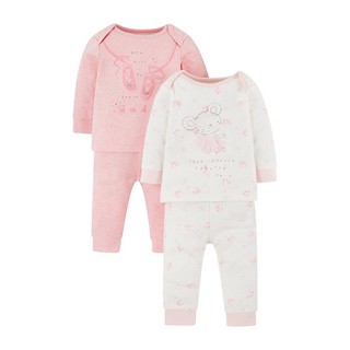 Mothercare My first pink pyjamas - 2 pack ชุดนอนเด็ก