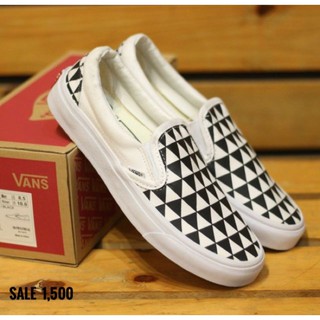 VANS SLIP ON CLASSIC OG LX WHITE-BLACK