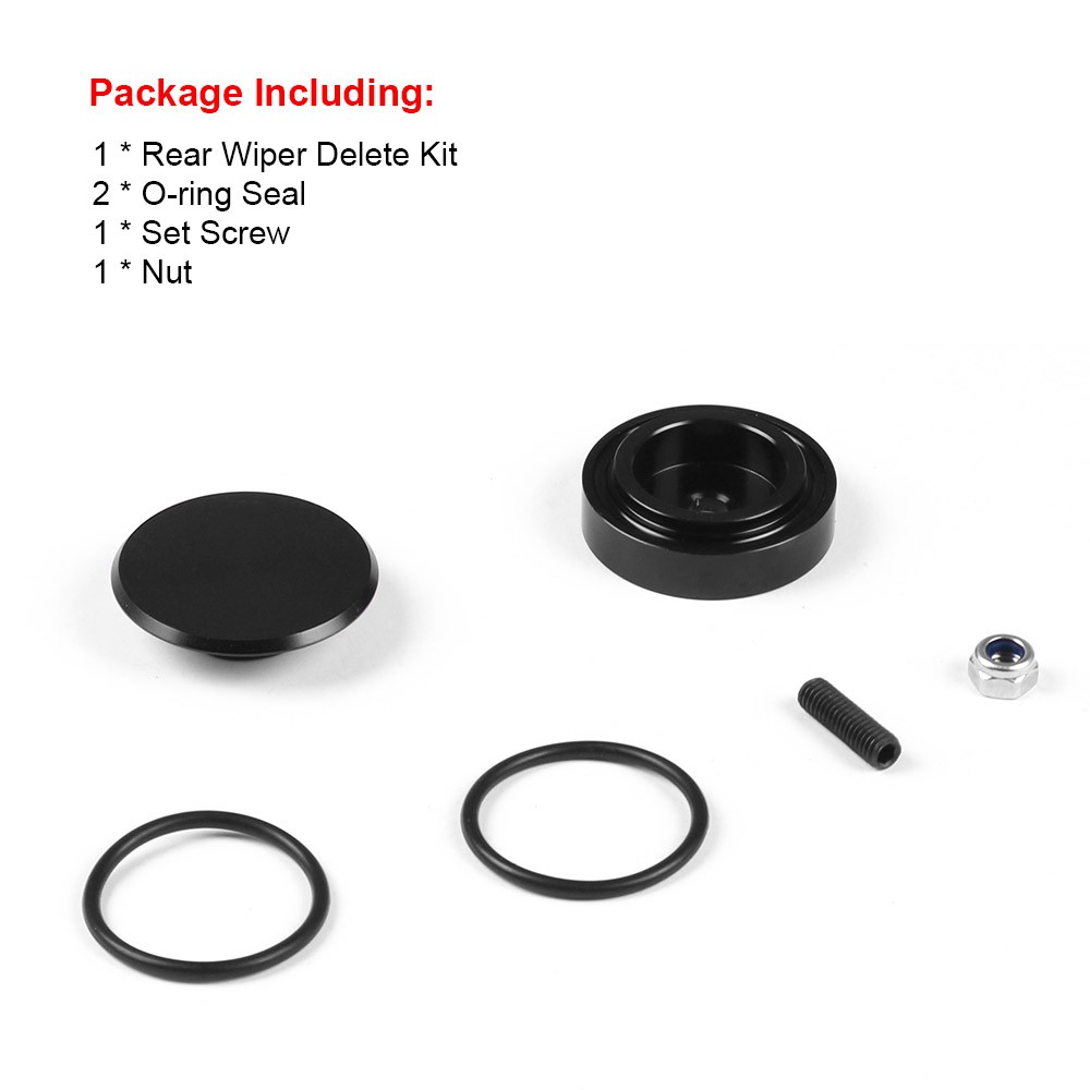 ชุดฝาครอบที่ปัดน้ําฝนด้านหลังรถยนต์ อะลูมิเนียม อุปกรณ์เสริม สําหรับ Honda Civic Acura Integra 1 ชุด - รูปที่ 2