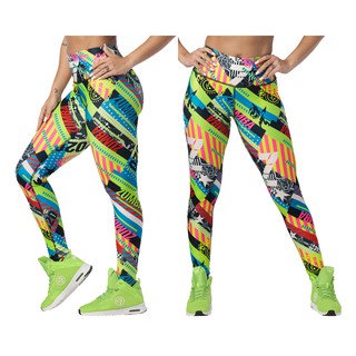 Zumba 2020 High Waisted Long Leggings (กางเกงเลคกิ้งออกกำลังกายซุมบ้าและโยคะ)