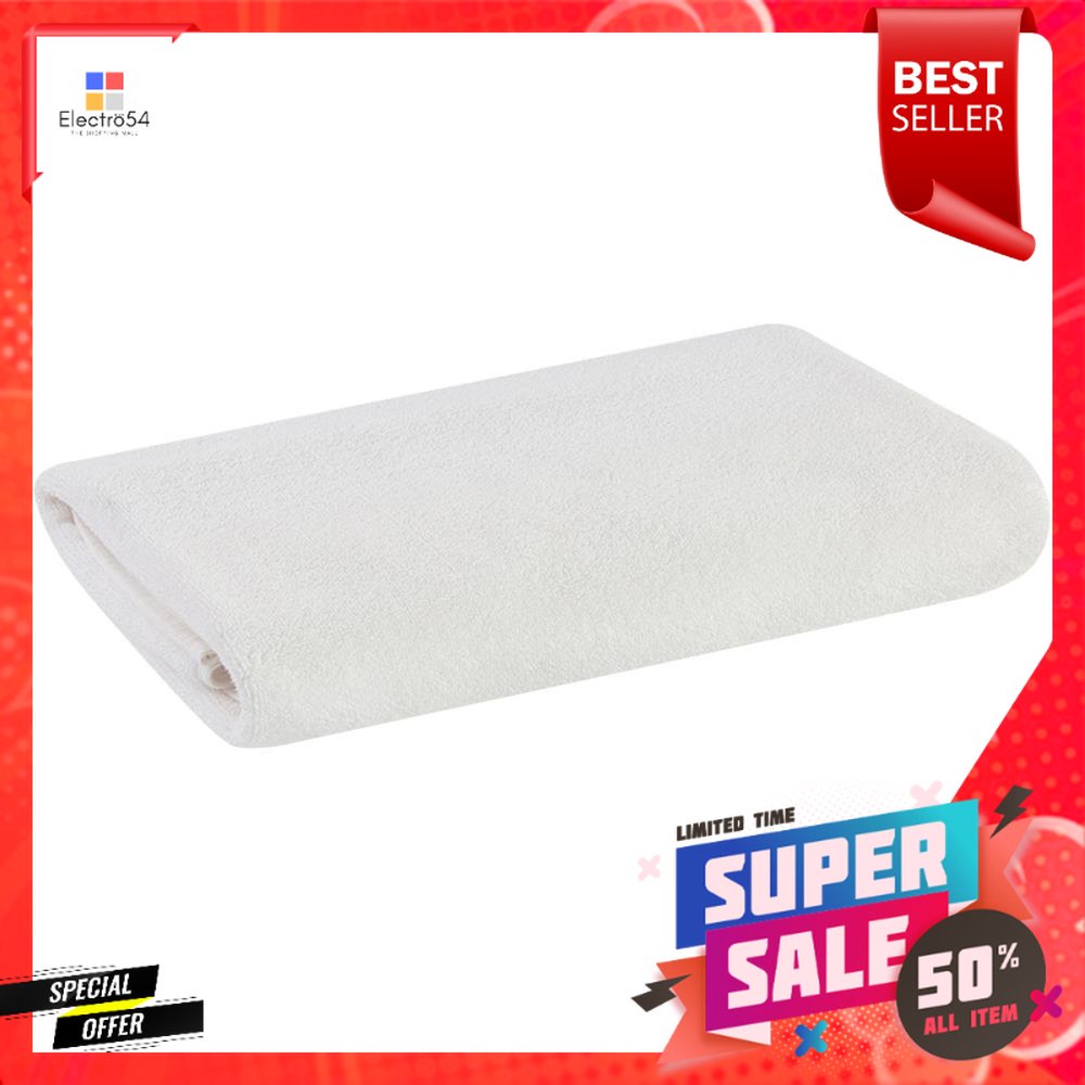 ผ้าขนหนู HOME LIVING STYLE HOTEL CHOICE 30X60 นิ้ว สีขาวTOWEL HOME LIVING STYLE HOTEL CHOICE 30X60IN