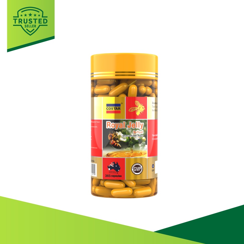 Costar Royal Jelly นมผึ้งคอสต้า 365 เม็ด มี อย. ของแท้ล็อตใหม่ จากออสเตรเลีย