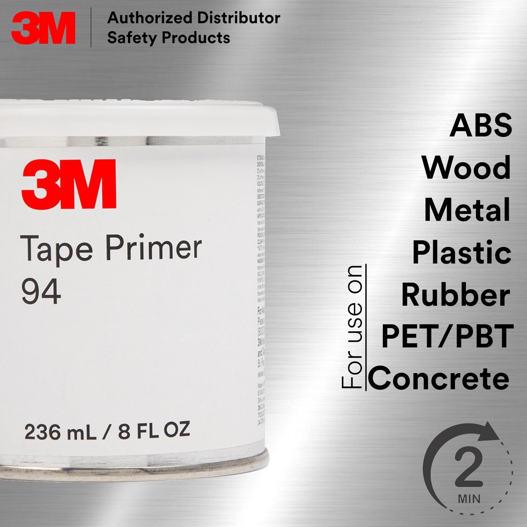 3M Tape Primer 94 / 236 mL (8 FL OZ) / 3M 94 / ไพรเมอร์ 94 / ไพรเมอร์พื้นผิว/ รายละเอียดยานยนต์/ เพิ
