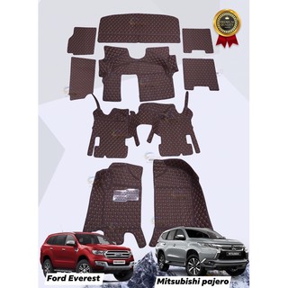 พรมรถยนต์6D SUV Ford Everest / MU7/Pajero/Furtuner (ตรงรุ่น)