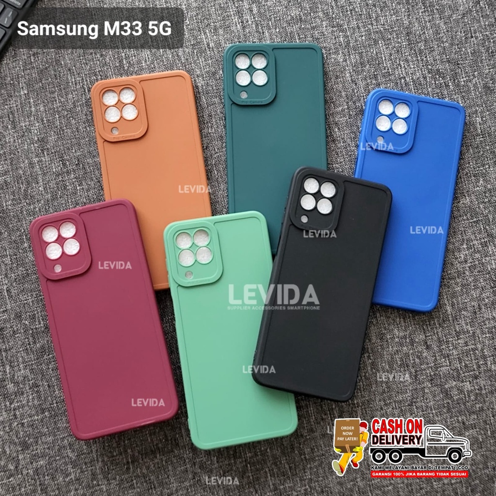 Samsung M33 5G Softcase procamera Silicon Matte case Samsung M33 5G