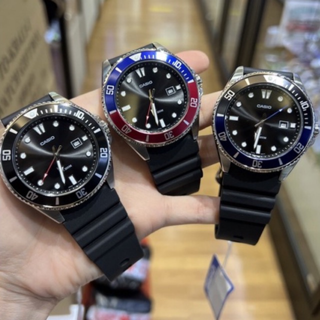 ใช้ได้กับ Swordfish MDV-106 ใหม่ DURO MDV107 200 METRES DIVING WATCH รุ่น MDV-107 สายนาฬิกาเรซิน mr8