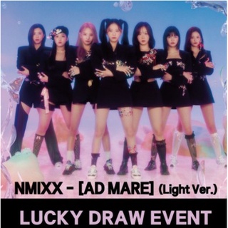 โฟโต้การ์ด ลาย 1ea Nmixx - อัลบั้มเดี่ยว 1st [AD MARE] [3/2-Yes24+aladin pob] (เวอร์ชั่น Light)