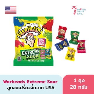 Warheads Sour Hard Candy ลูกอม USA เปรี้ยวจี๊ดดด ขนมอเมริกา