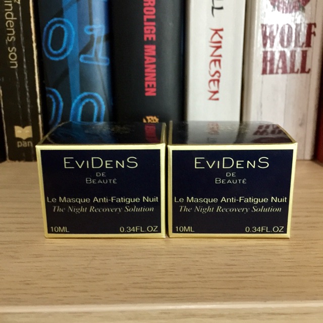 Evidens night recovery mask.