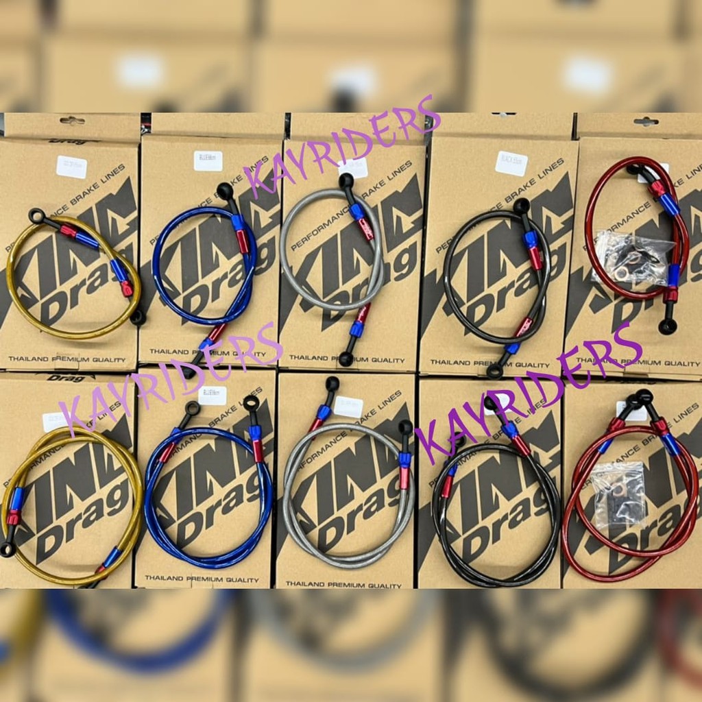 KING DRAG BRAKE HOSE KING DRAG BRAKE HOSE Y15 BRAKE HOSE RS150 85 ซม. 55 ซม.