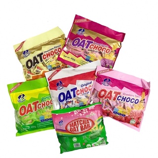 Oat Choco ขนมข้าวโอ้ต ธัญพืชอัดแท่ง พร้อมส่ง 6 รส (ห่อใหญ่)