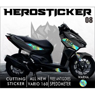 สติกเกอร์ตัด แบบเรียบง่าย สําหรับ Honda VARIO 160 VARIO 160 08