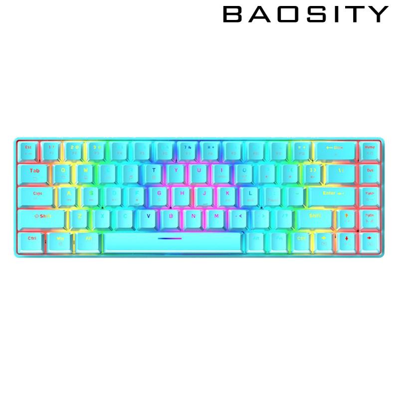 68 Key Game Keyboard 60% Layout Waterproof Portable for Gamer Typist #8