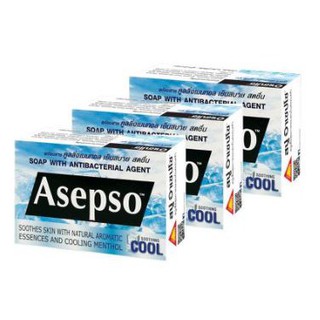 สินค้าขายดี!! ยกแพ็ค 3ก้อน อาเซปโซ สบู่ ขนาด 80กรัมต่อก้อน แพ็คละ3ก้อนAsepso soap 80g จัดส่งเร็ว🚛💨